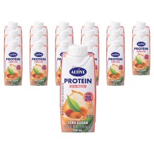 얼티브 프로틴 로얄밀크티향, 18개, 250ml