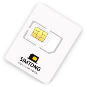 SIMTONG 인도 유심칩, 1개, 7일, 총 3GB 소진시 저속 무제한