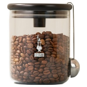 비알레띠 글래스 커피 저장 용기 250g, 투명, 1개