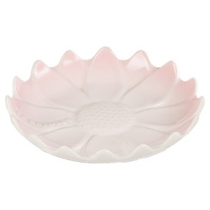 르크루제 썬플라워 스푼 받침 14cm, 쉘핑크, 1개