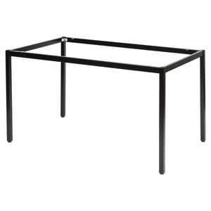 도리퍼니처 30각 철제 식탁 프레임 120 x 75 cm, 블랙, 1개