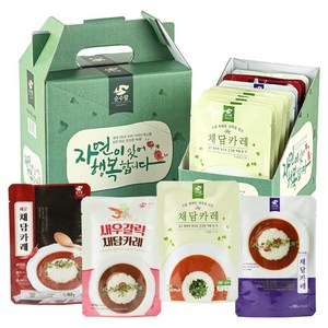 순수람 채담카레 시리즈 12p 선물세트 160g, 1세트