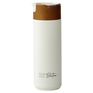오슬로 바톤 텀블러, 1개, 600ml, 아이보리