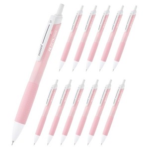 모나미 FX ZETA PEAK 볼펜 0.5mm, 레드, 12개