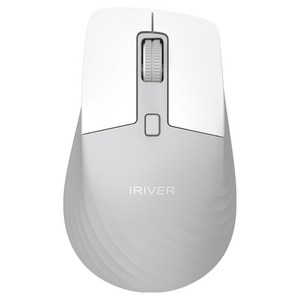 아이리버 항균처리 듀얼모드 멀티페어링 경량 블루투스 무소음 무선 마우스, MVM2, 화이트