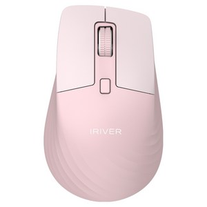 아이리버 항균처리 듀얼모드 멀티페어링 경량 블루투스 무소음 무선 마우스, MVM2, 핑크