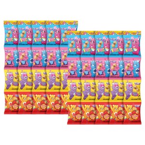 스낵스 케어베어 줄줄이 비스킷 15g 4종 x 10p 세트, 1세트