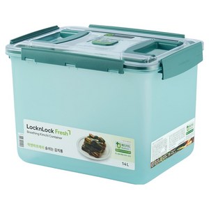 락앤락 MEDI 프레쉬 숨쉬는 김치통 투핸들, 14L, 1개