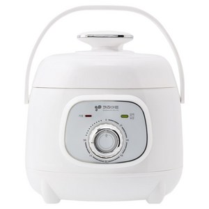 키친아트 미니 멀티쿠킹 압력밥솥 2L 1~2인용, KSJ-RC350, 화이트
