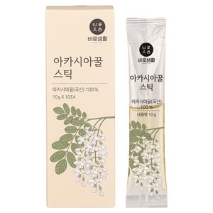 바로생활 아카시아꿀 스틱, 100g, 1개