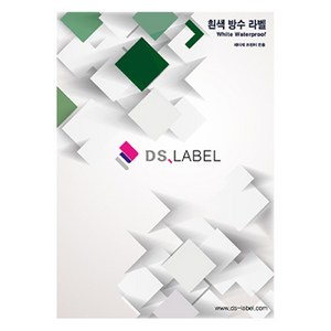 디에스라벨 흰색방수 레이저 라벨지 DL3212, 12칸, 25개