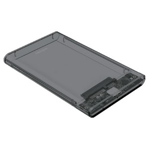 유니콘 USB3.2 Gen1 5G속도 2.5 HDD SSD 외장하드케이스 HD-8000G, HD-8000G(반투명), 1개