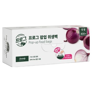 프로그 팝업 위생백 대형 30 x 40 cm, 대(L), 1개, 300개입