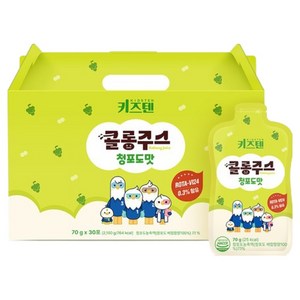 키즈텐 유아용 콜롱 주스 청포도맛, 30개, 70ml