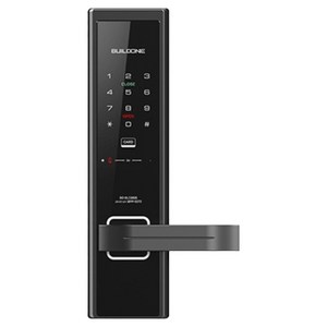 빌드원 레버형 카드키 도어락 블랙, BO-DL5300S, 고객직접설치