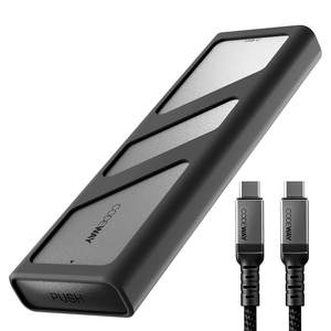 코드웨이 10Gbps NVMe to USB 3.2 인클로저 M.2 SSD외장하드 케이스 써멀패드 장착 + C to C타입 케이블, CDMA10G, 1개