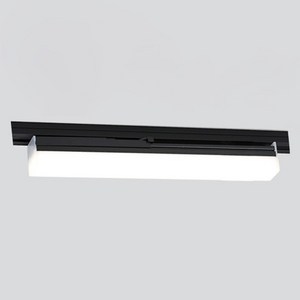 KDT LED T라인 레일 조명 300mm 8W, 주백색 + 블랙