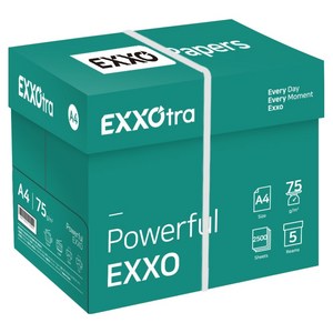 엑소트라 복사용지 75g, A4, 2500개