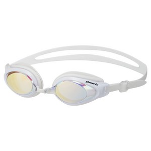 피닉스 아동 미러 수경 PN-503JM, 화이트, 1개