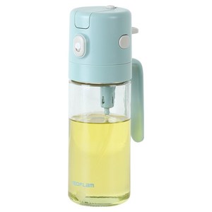 네오플램 듀얼 2way 오일 스프레이 유리 디스펜서 민트, 1개, 550ml