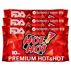 핫앤핫 프리미엄 핫팩 10p, 3개