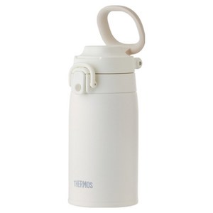 써모스 캐리 루프 원터치 텀블러 JOS-400K, 400ml, 화이트베이지, 1개