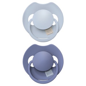디프락스 러비 쪽쪽이 2종 세트, 6개월 이상, 베이비블루, 블루, 1세트