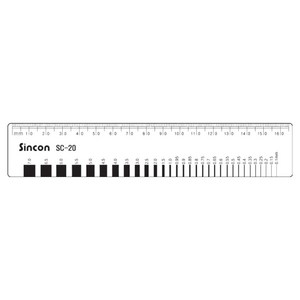 신콘 크렉측정용 간이크랙진행측정기 SC-20 10p, 1개
