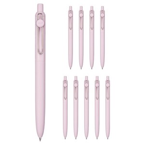 uni 젠토 스탠다드 블랙잉크 0.38mm UBN-ZSC-38, 라벤더, 10개