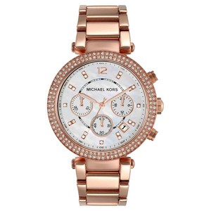 마이클코어스 여성용 파커 자개 크로노그래프 메탈시계 MK5491