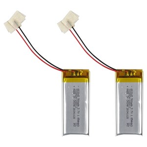 컴스 602045 충전지 3.7V 500mAh 리튬폴리머 배터리, CP914, 2개