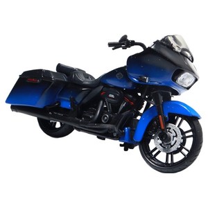 마이스토 1 : 18 할리데이비슨 2018 CVO ROAD GLIDE 다이캐스트 오토바이 모형, CVO ROAD GLIDE Black/Blue, 1개, CVO ROAD GLIDE Black/Blue