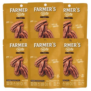 키토제니 파머스바이트 피칸 정과, 40g, 6개