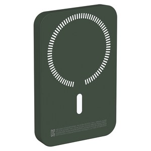 스피디 20W 맥세이프 무선 고속충전 보조배터리 5000mAh, 카키, SPE-B2DC5WL15W