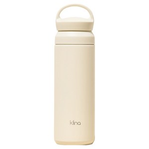 클리나 핸디온 보온 보냉 스텐 텀블러, 크림, 1개, 500ml