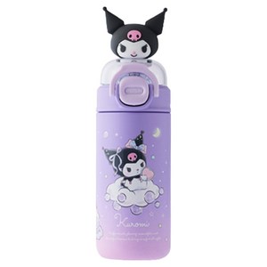 락앤락 스쿨핏 산리오피규어 원터치 텀블러 쿠로미 LHC3347VOL_SR, 바이올렛, 320ml, 1개