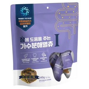 닥터케어누트 강아지 가수분해 별츄 덴탈껌, 1개, 240g, 장에 도움