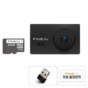 파인뷰 UHD 2채널 블랙박스 X4K, 7종, 32GB