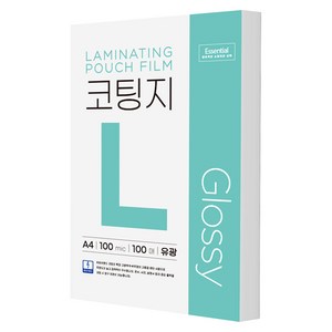 카피어랜드 에센셜 정전기 방지 코팅지 100mic, 100개, A4