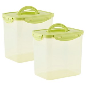 이지앤프리 올라잇킵 신선보관 핸들 김치통, 2개, 4.3L