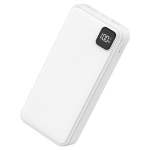 뉴클 에어볼트 PD 22.5W 고속 충전 보조배터리 20000mAh, 화이트, NCPB-20KPD-23-LG