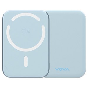 보바 Qi2 맥세이프 고속 무선충전 맥세이프 보조배터리 5000mAh C타입, VA-108, 블루