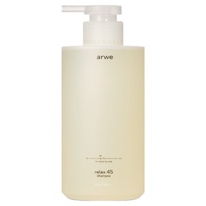 아르베 릴렉스 45 약건성 약산성 탈모 샴푸, 1개, 500ml