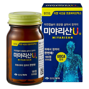 신신제약 미야리산U 유산균 36g, 1개, 180정