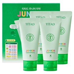 티타드 주니어 불소 치약, 60g, 1개입, 4개