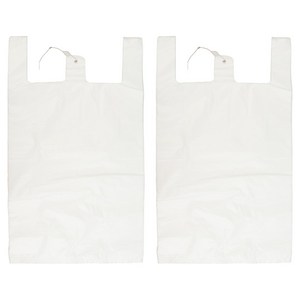 베로나 손잡이 마트 봉투 유백 100p, 12L, 2개