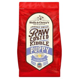 스텔라앤츄이스 로우코티드 키블 포 퍼피 케이지 프리 건식사료, 닭, 1.6kg, 1개