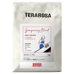 테라로사 강릉 블렌드 원두, 홀빈(분쇄안함), 1kg, 1개