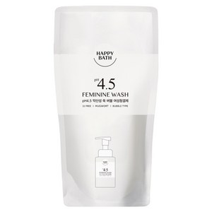 해피바스 pH4.5약산성 쑥 버블 여성청결제 리필, 1개, 300ml