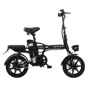 모토벨로 G4 에코 듀얼 500W 48V 8Ah 전기자전거, 스틸, 블랙